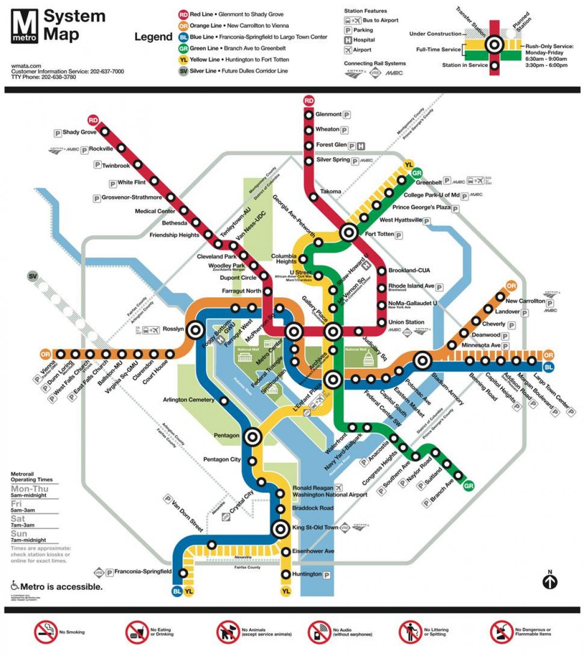 dca metro mapu
