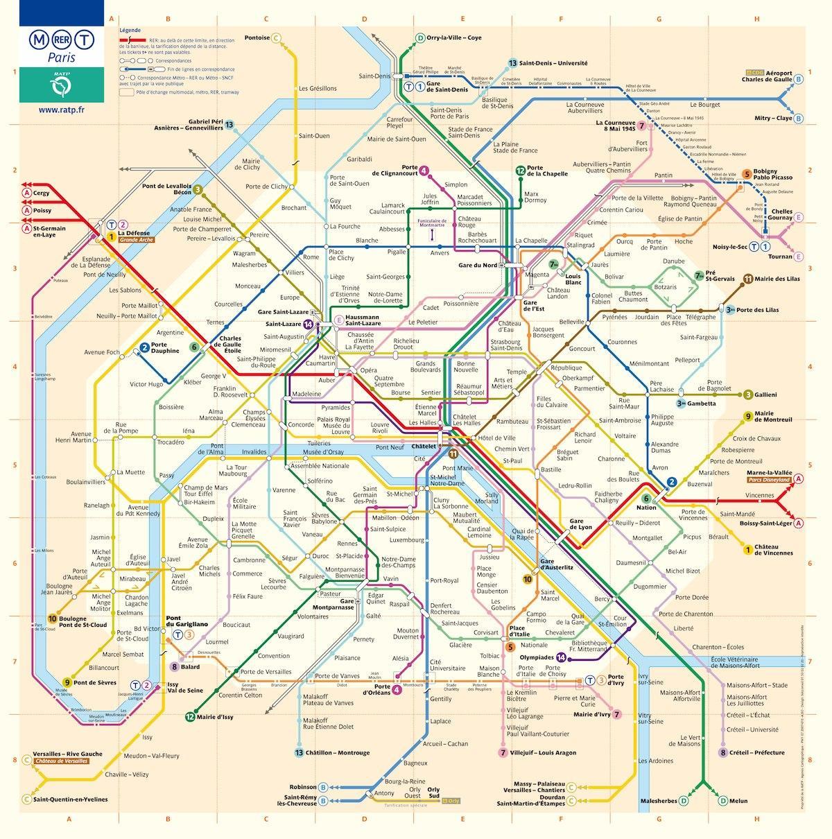 washington dc metro mapa sa ulice