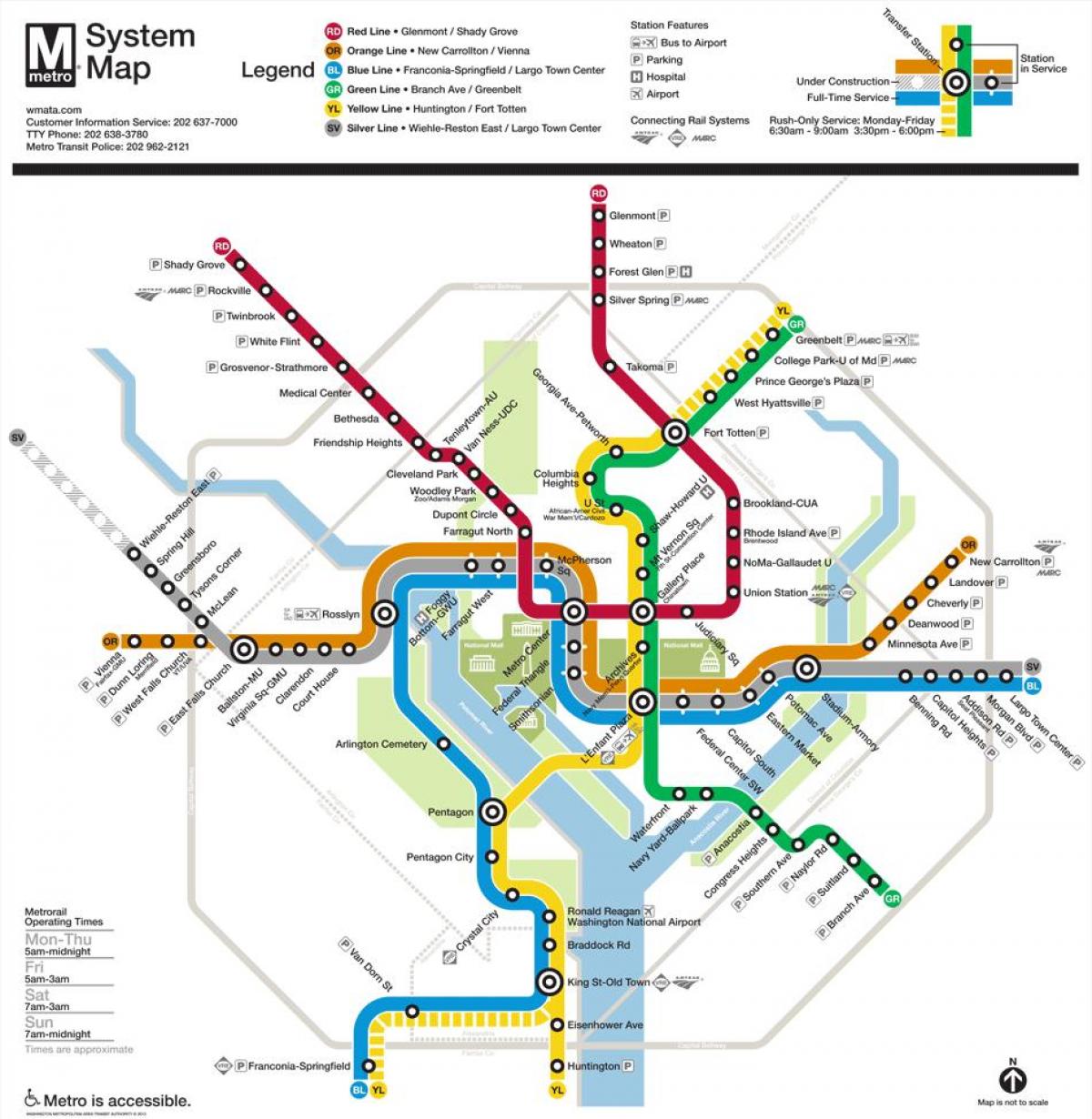 dc metro mapu 2015