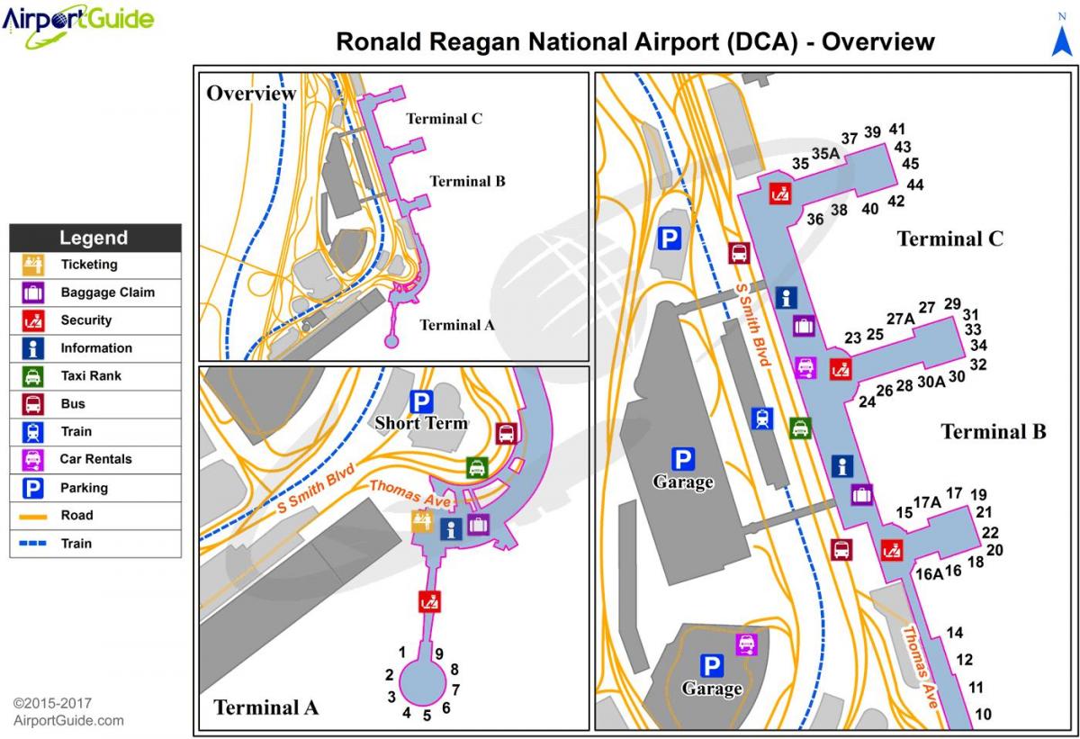 mapa dca terminala