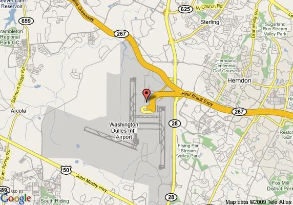 mapa dulles oblast