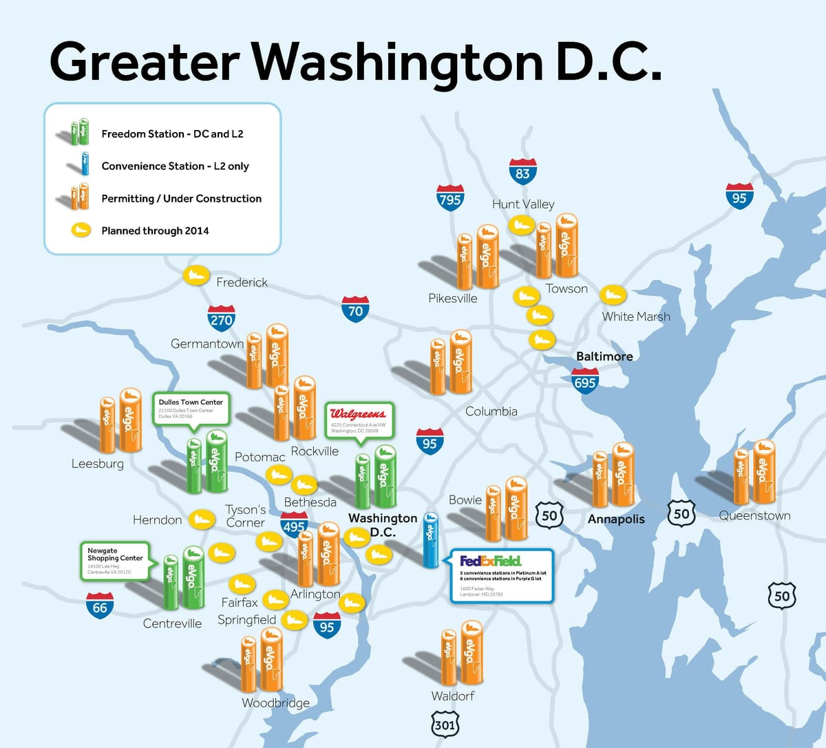 mapa veće dc-a