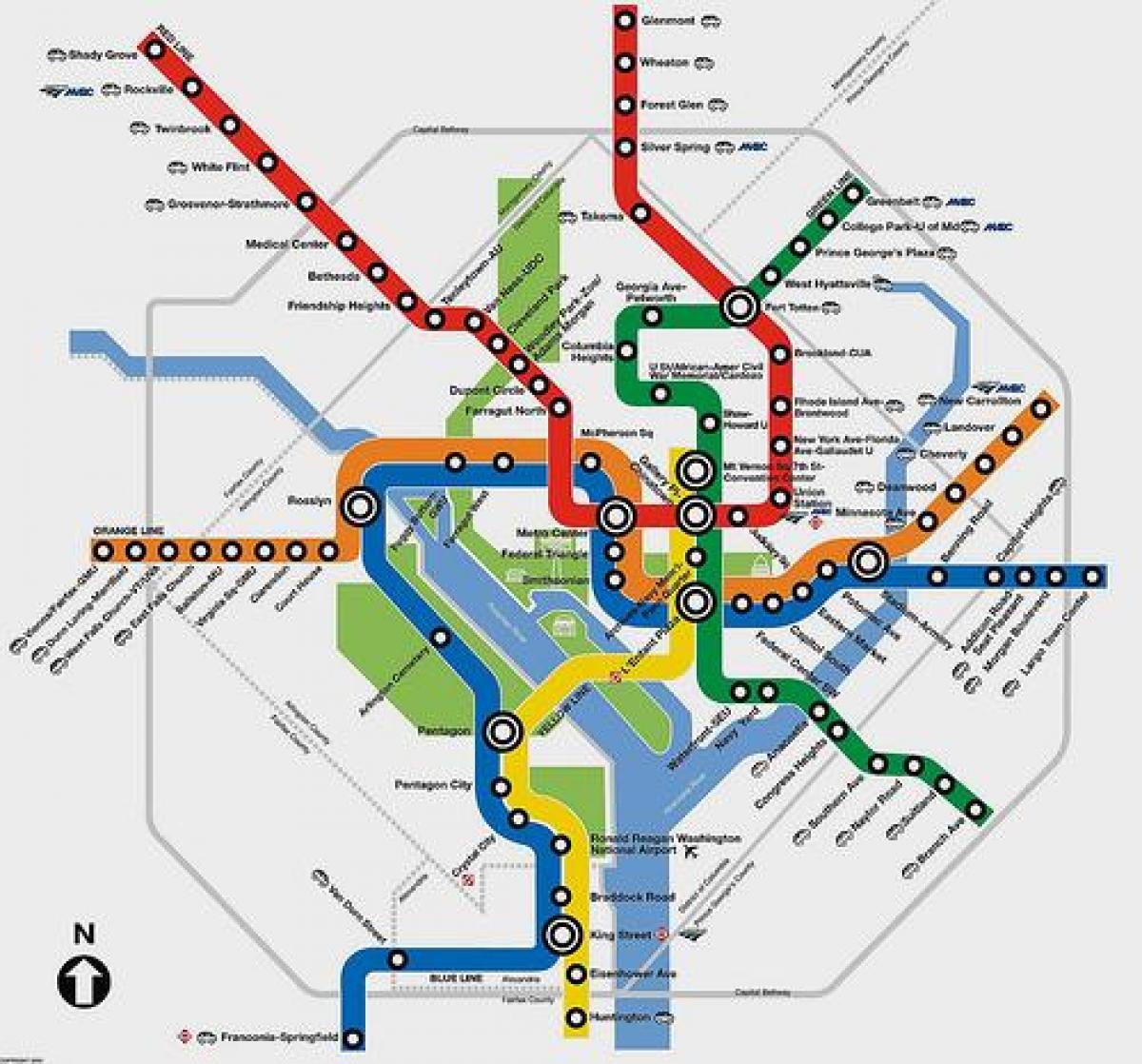 dc metro mapu planer