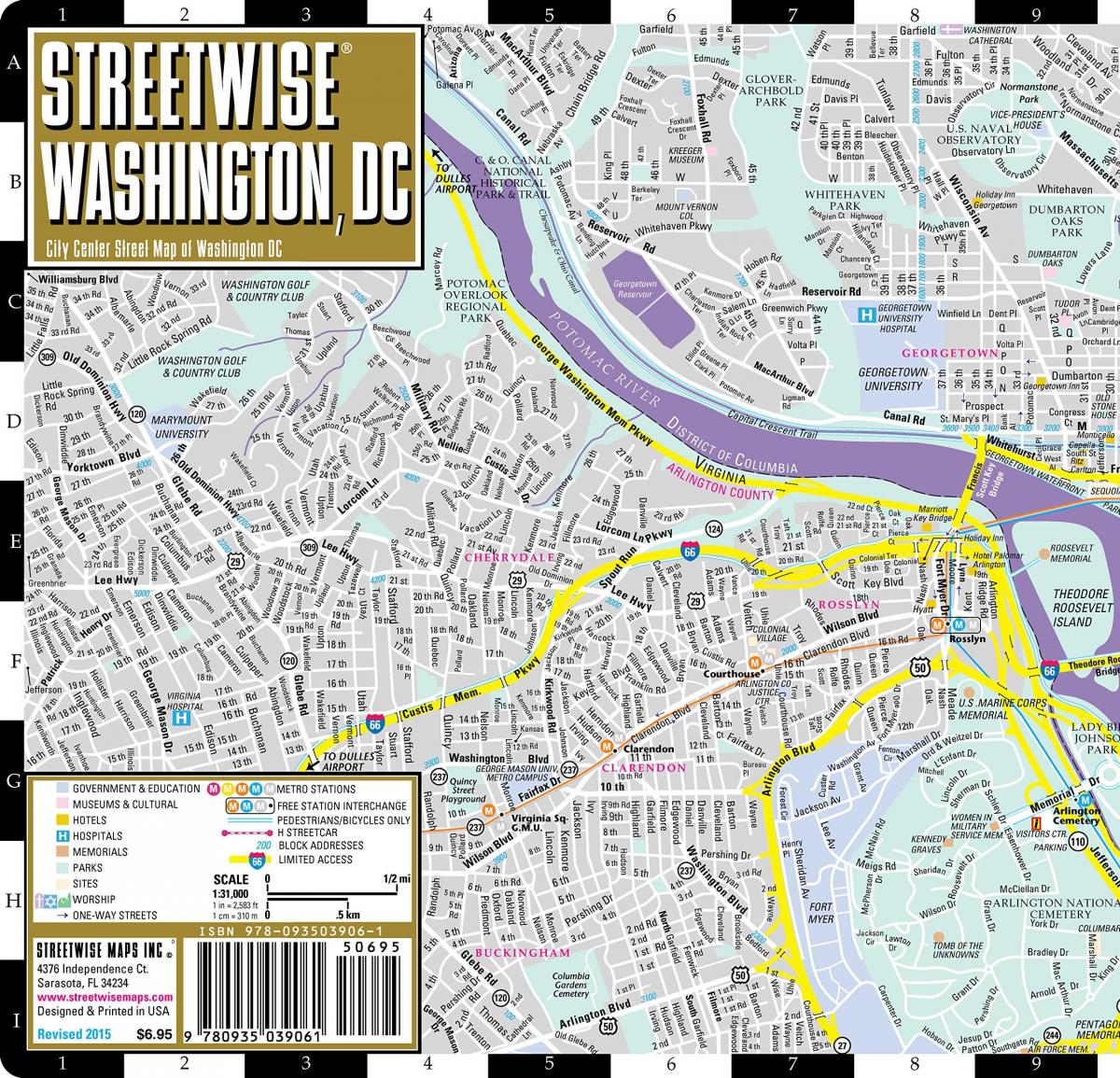 ulična mapa washington dc