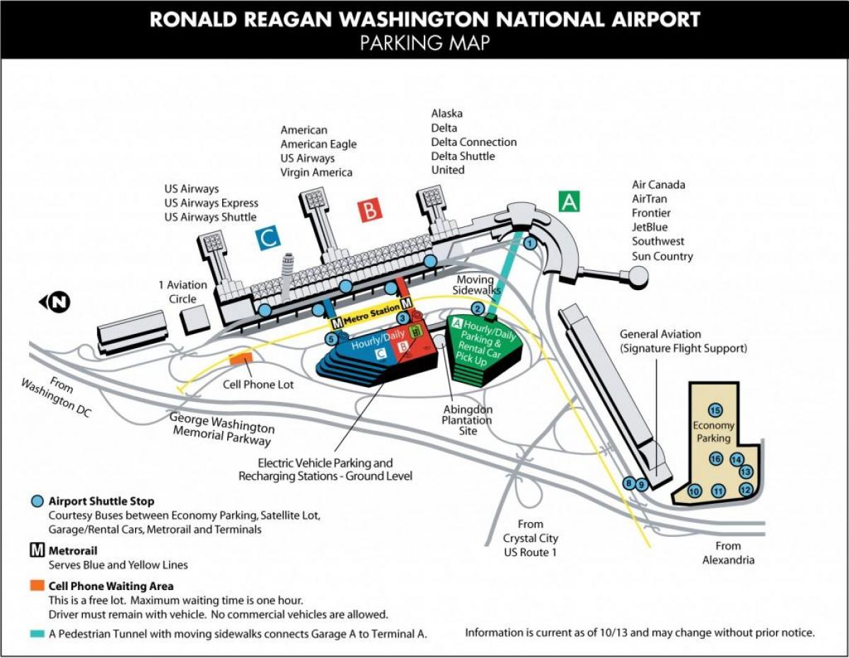 mapa aerodrome u blizini washington dc