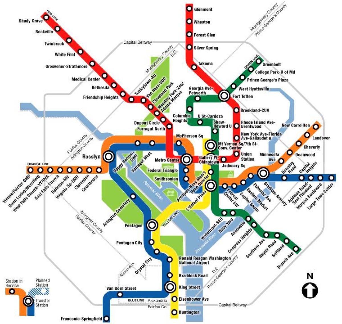 wa dc metro mapu