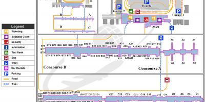 Zračnoj luci terminal mapu