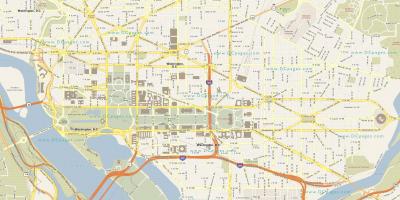 Washington ulična mapa