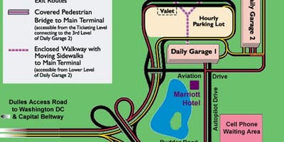 Dulles parking karta
